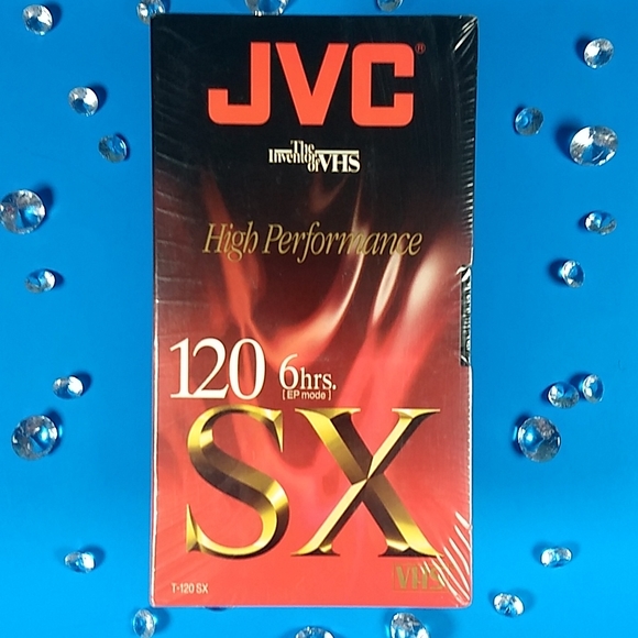 Factory Sealed JVC 120SX VHS Cassette - Picture 7 of 7